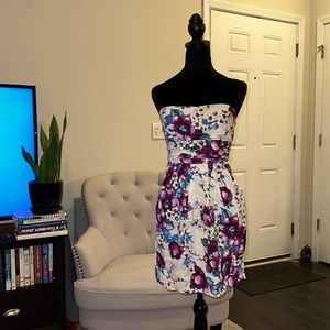 Strapless summer dress